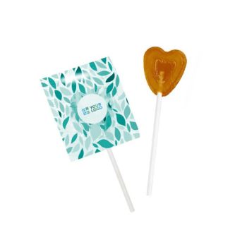 Sucette originale en forme de cœur avec emballage personnalisable