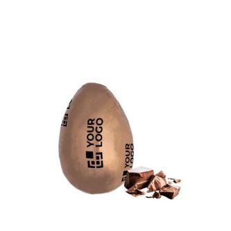 Chocolat au lait en forme d'œuf avec emballage individuel 30g vue principale