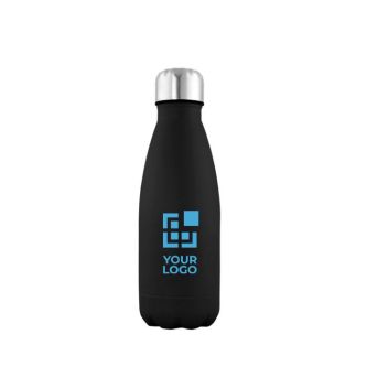 Gourde en acier inoxydable avec bouchon argenté, capacité de 500ml