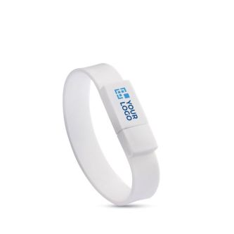 Bracelet USB personnalisable publicitaire avec zone d'impression