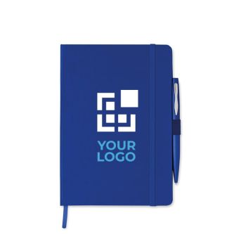Carnet de note publicitaire avec stylo avec zone d'impression