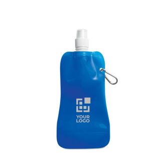 Gourde personnalisable pas cher pliable avec zone d'impression