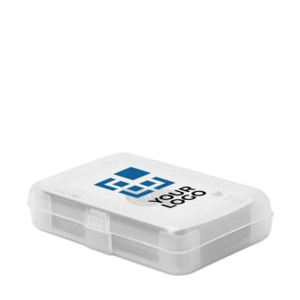 Jeu de cartes promotionnel dans une boîte couleur bleu