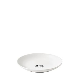 Assiette à dessert en céramique finition mate, fabriquée en Europe