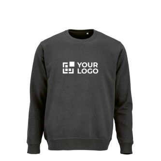 Sweat-shirt unisexe en coton bio, molleton brossé 300 g/m², Waikiki