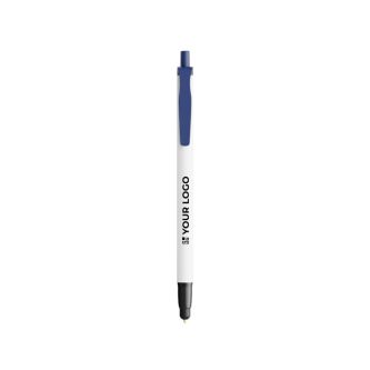 Stylo en plastique recyclé avec pointe tactile et encre noire BIC®