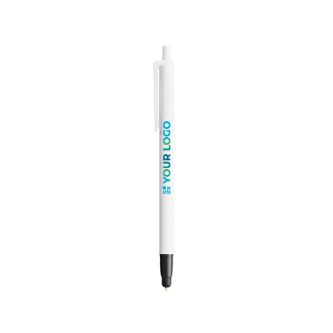 Stylo en plastique avec stylet tactile et encre bleue Clic Stic BIC®
