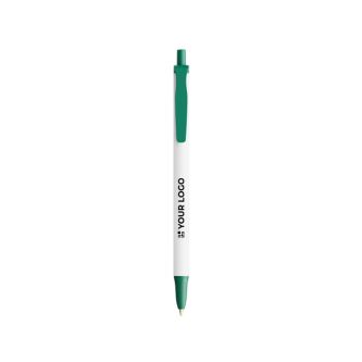 Stylo en plastique recyclé avec grande impression et encre noire BIC®