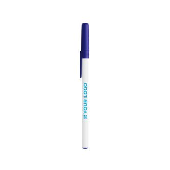 Stylo à bille en plastique avec capuchon, encre noire Round Stic BIC®