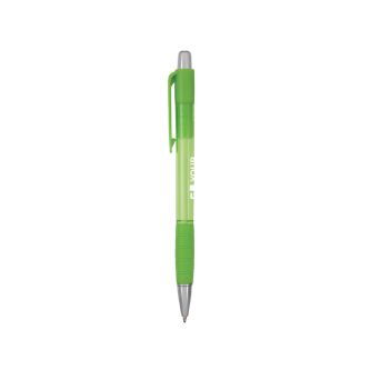 Stylo bille rétractable et translucide, encre bleue Striped Grip BIC®