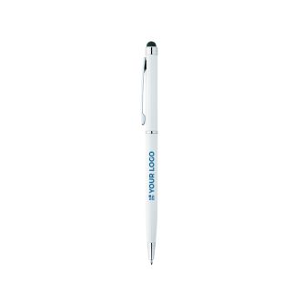 Stylo métallique avec pointe tactile et encre bleue Sleek Stylus BIC®