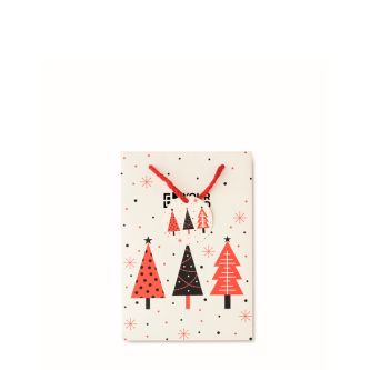 Petit sac cadeau en papier sur le thème de Noël