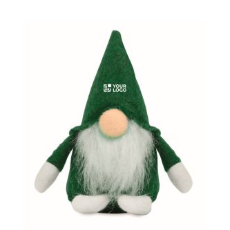 Gnome décoratif en feutre en polyester et rembourrage en coton