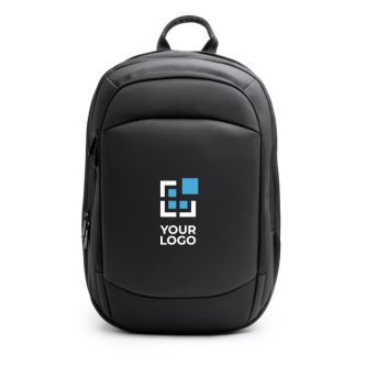 Sac à dos anti-vol en simili-cuir pour ordinateur portable 14"