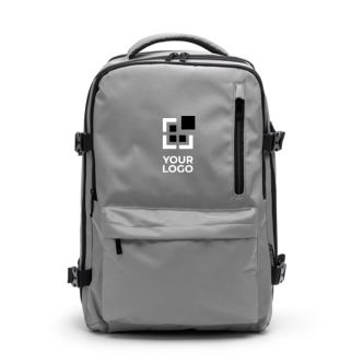 Sac à dos de voyage en polyester recyclé résistant à l'eau PC 16"