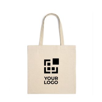 Sac en coton naturel avec anses longues renforcées 240 g/m²