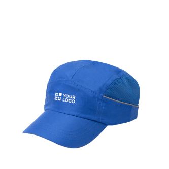 Casquette de sport, maille latérale et bande réfléchissante 100 g/m²