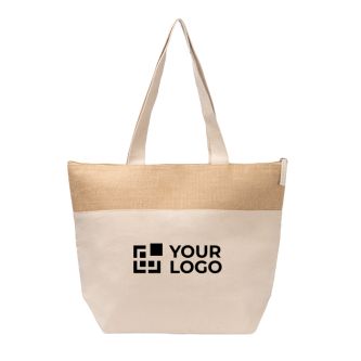 Sac isotherme en coton et jute avec intérieur isotherme 280 g/m²