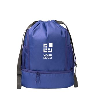 Sac à dos à cordons réglable en polyester 600D avec poche à chaussures