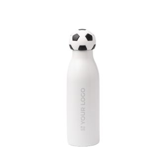 Bouteille isotherme en inox avec bouchon ballon de sport 550 ml