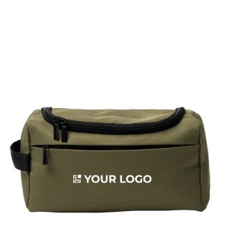 Trousse de toilette écologique avec poche intérieure et anse latérale