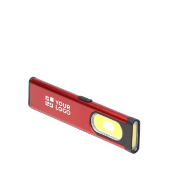 Lampe torche double ultra-plate avec aimant et clip, 3 intensités