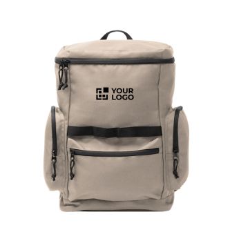 Sac à dos écologique avec ouverture supérieure et poche frontale 12"