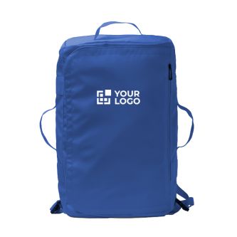 Sac à dos convertible de voyage en similicuir et polyester