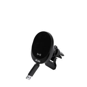 Chargeur sans fil pour voiture avec câble rétractable Type C 15 W