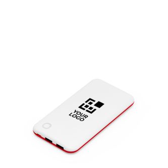 Powerbank bicolore avec indicateur lumineux de charge 10.000 mAh