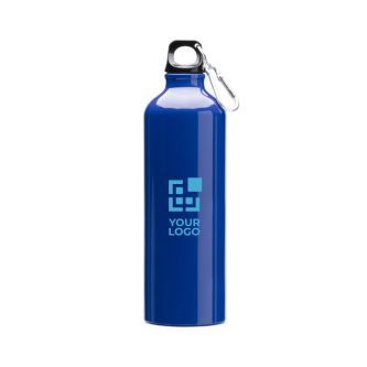 Bouteille en aluminium de grande taille avec mousqueton 800ml