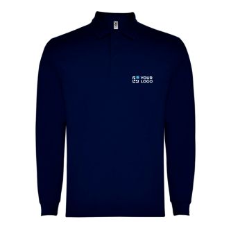 Polo à manches longues 220 g/m² Roly Direct Carpe 