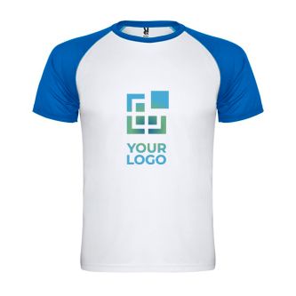 T-shirt de sport bicolore 140 g/m² Roly Direct Indianapolis 
