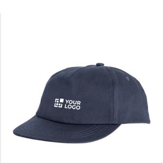 Casquette à 5 panneaux avec bande anti-transpiration 165 g/m²