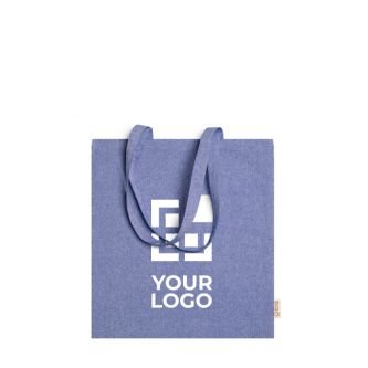 Sac en coton recyclé pour les courses avec poignées 120 g/m²