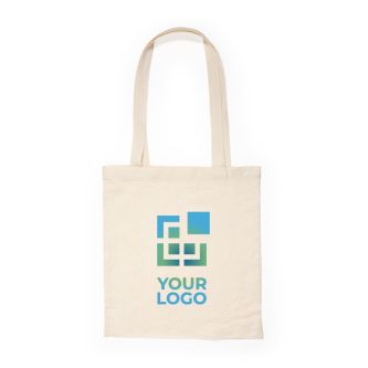 Tote bag fabriqué en coton avec poignées longues 105 g/m²
