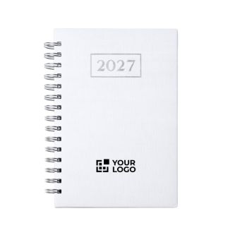 Agenda A5 à anneaux avec couverture en cuir synthétique