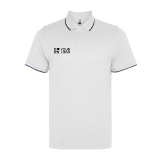 Polo technique avec bord-côte contrasté 200 g/m² Roly Direct Sian