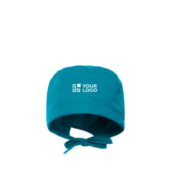 Bonnet sanitaire en polyester avec lanières ajustables 150 g/m²