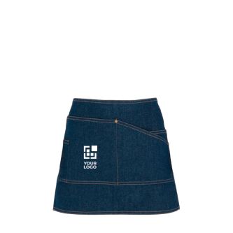 Tablier de travail court style jean 250 g/m² Roly Dacosta