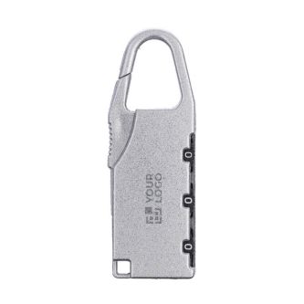 Cadenas à combinaison en zinc avec mousqueton