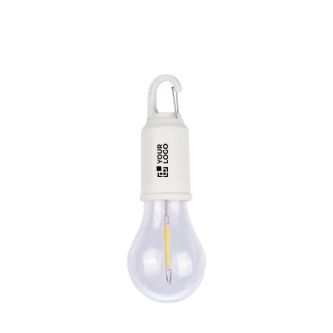 Lampe rechargeable en forme d'ampoule avec clip pour transport