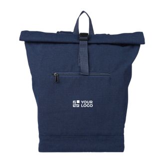 Sac à dos enroulable polylcotton recyclé pour ordinateur portable 15''