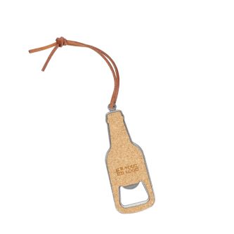 Décapsuleur en forme de bouteille avec cordon à suspendre