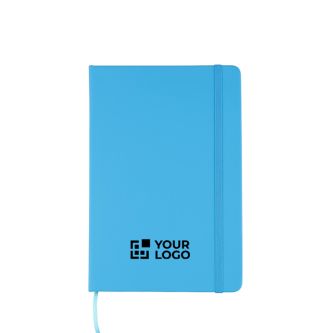 Carnet à couverture rigide RPET avec feuilles lignées A5 assorties