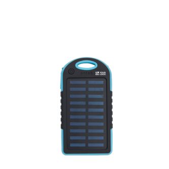 Batterie externe solaire avec lampe latérale 4.000 mAh