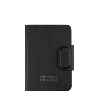 Porte-passeport en cuir synthétique recyclé avec tracker