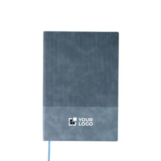 Carnet avec effet velours sur la couverture feuilles lignées A5