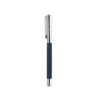 Stylo roller en laiton et RPET personnalisable encre bleue