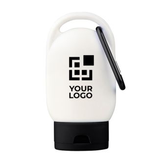 Lotion solaire avec mousqueton et bouchon coloré SPF30 30 ml